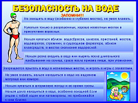 Меры безопасности на водоемах